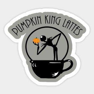 Pumpkin King Lattes Sticker